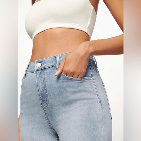 OGL Women's Light Blue Straight Leg Jeans - Picture 3 of 9